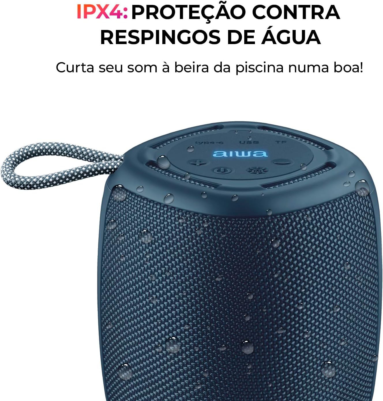 71IcWHrKOqL._AC_SL1500_ Caixa de Som Speaker AIWA SP-03-BL Bluetooth IPX4 RGB