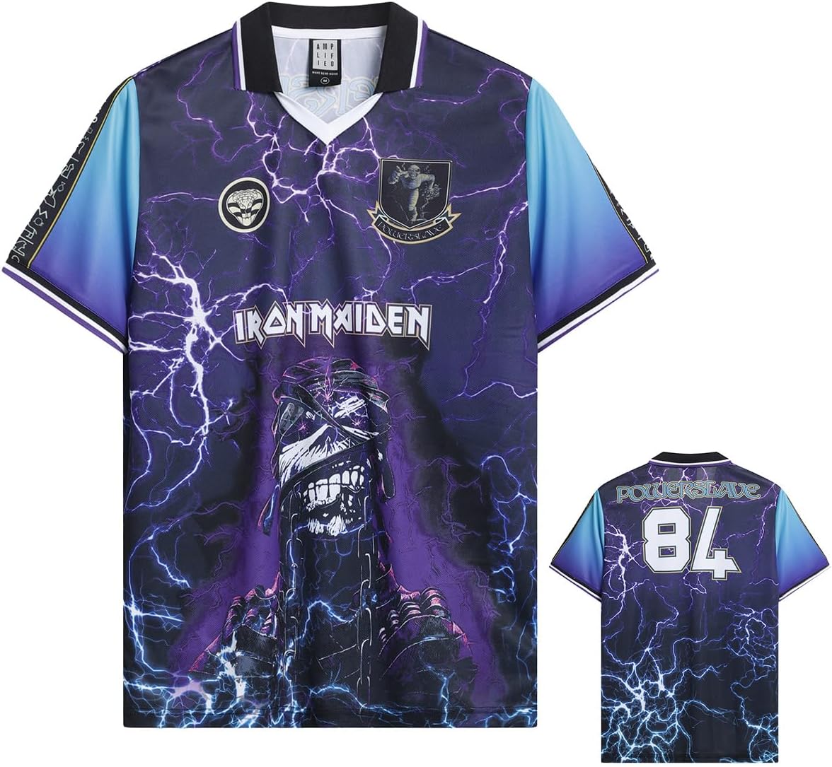 Amplified Iron Maiden Powerslave Football Shirt
