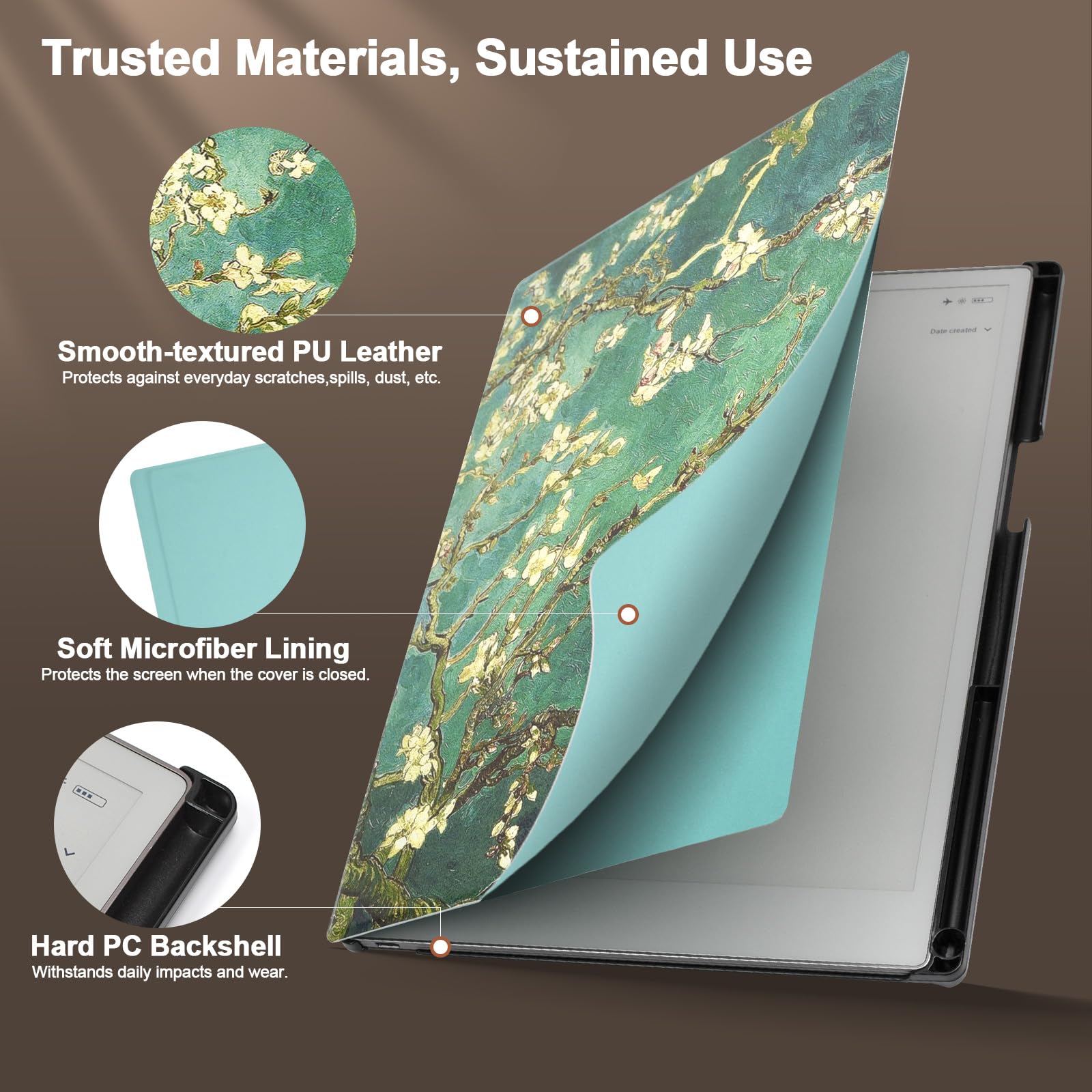 JETech Case voor iPad Pro 13-Inch M4 (2024), Slank Standaard Harde JETech Case voor iPad Pro 13-Inch M4 (2024), Slank Standaard Harde