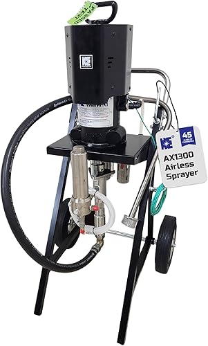 Cosmostar AX1300 Pulverizador neumático sin aire 301, presión máxima de trabajo de fluidos 3600 PSI, spray de pintura de alta eficiencia, máquinas