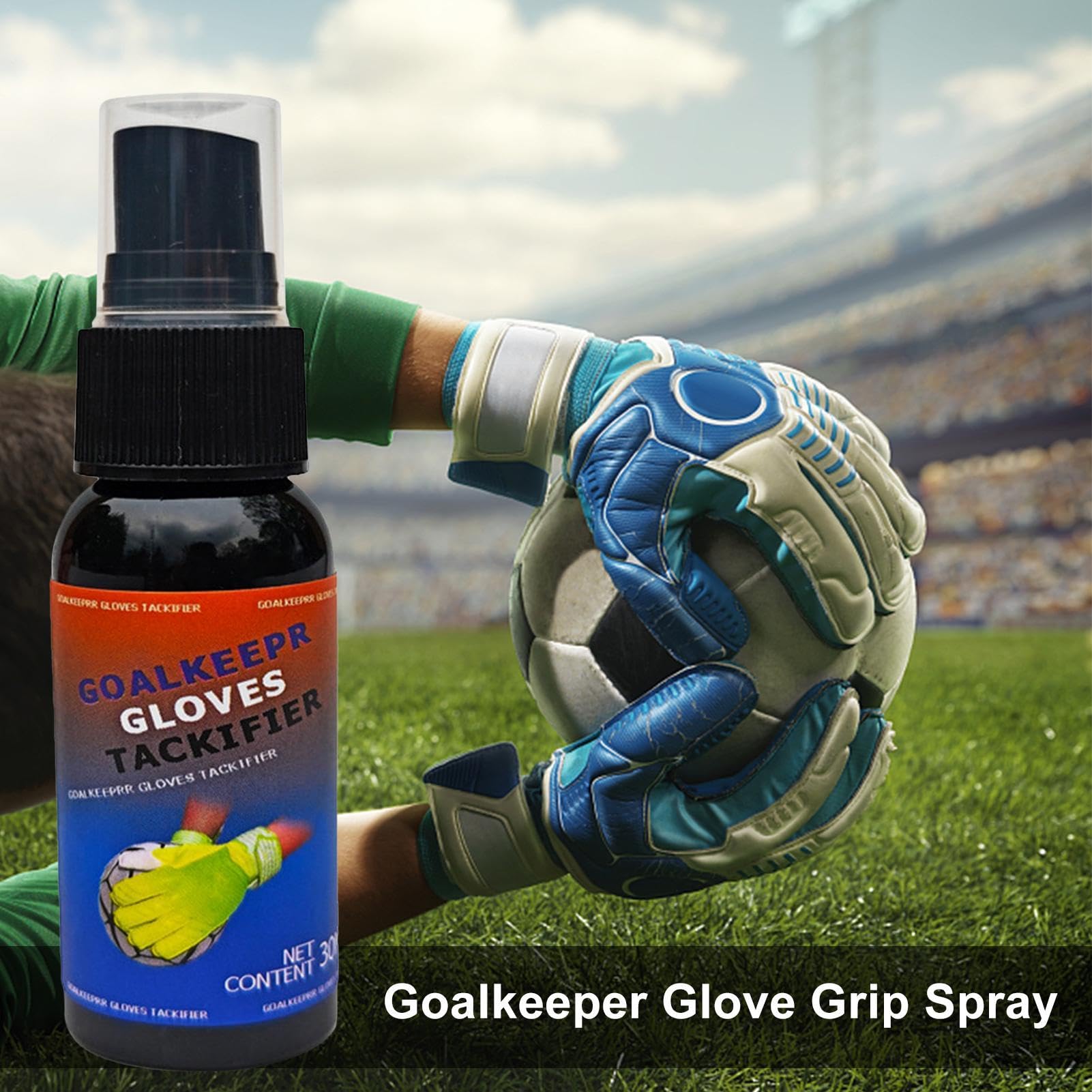 Spray Antidérapant Pour Gants De Gardien De But - 30ml - Améliore L'adhérence Par Temps Humide, Football, Basketball - 11