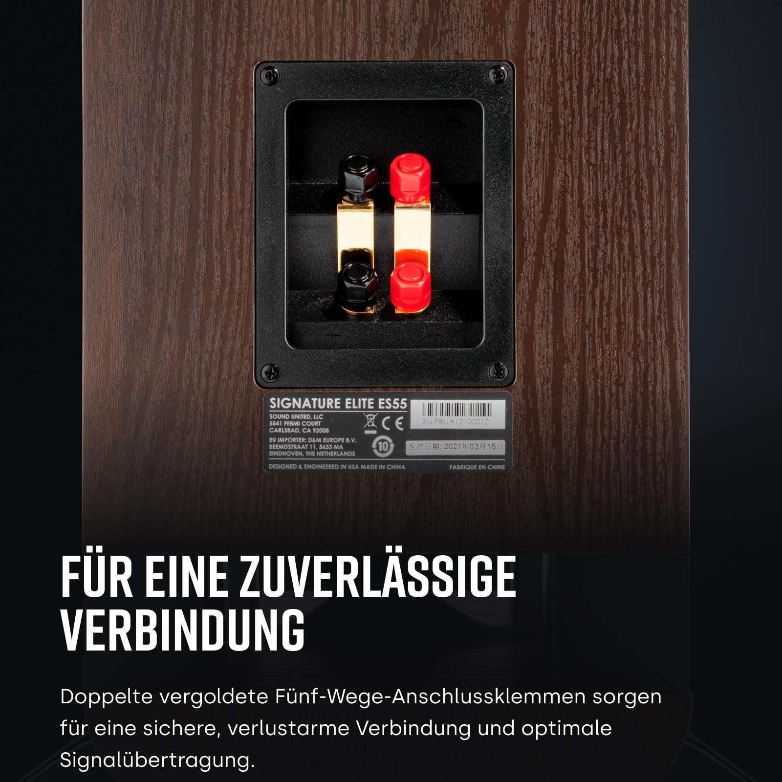 Polk Audio Signature Elite ES55 hochauflösender HiFi Standlautsprecher fürs Heimkino, Hi-Res Zertifiziert, kompatibel mit Dolby Atmos und DTS:X (Stück)