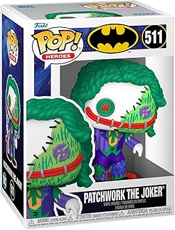 Pop! Animation: Patchwork - the Joker​ - DC Comics - Collectable Vinyl Figure - Gift Idea - Official Merchandise - Toys for Kids & Adults - Comic Books Fans - Model Figure for Collectors