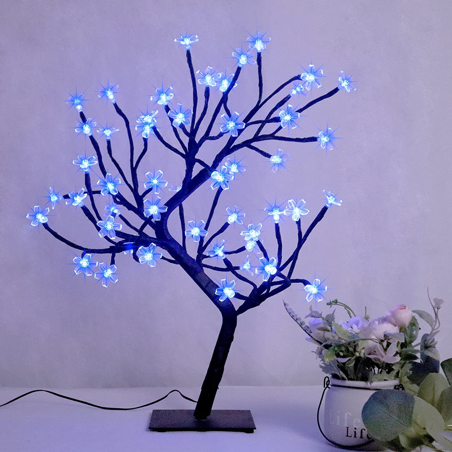 Buy Glowserie Cherry Blossom Tree Light,17Inch 28Led Lighted Tabletop