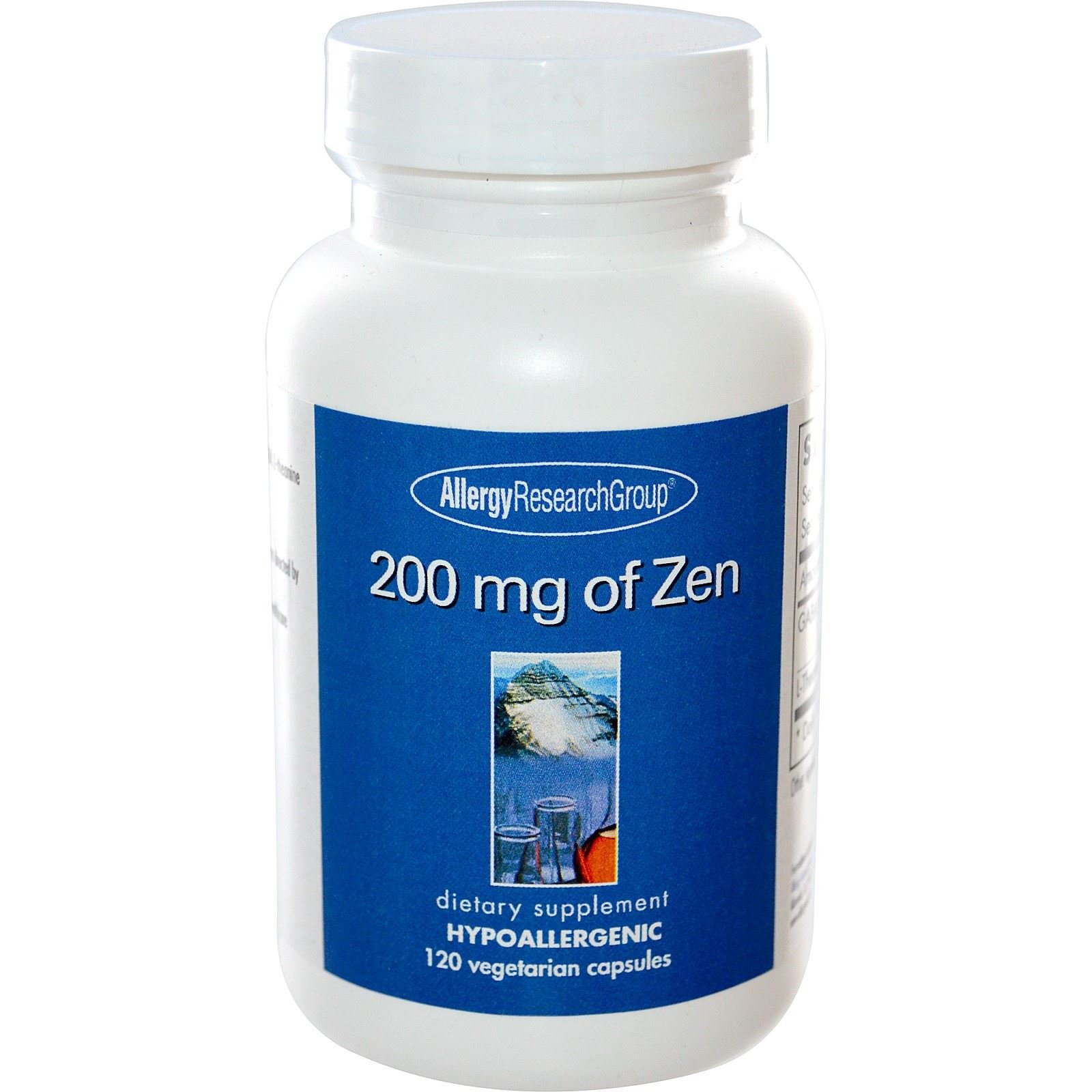 Allergy Research Group Zen, 200mg, 120 Vegetarian Capsules