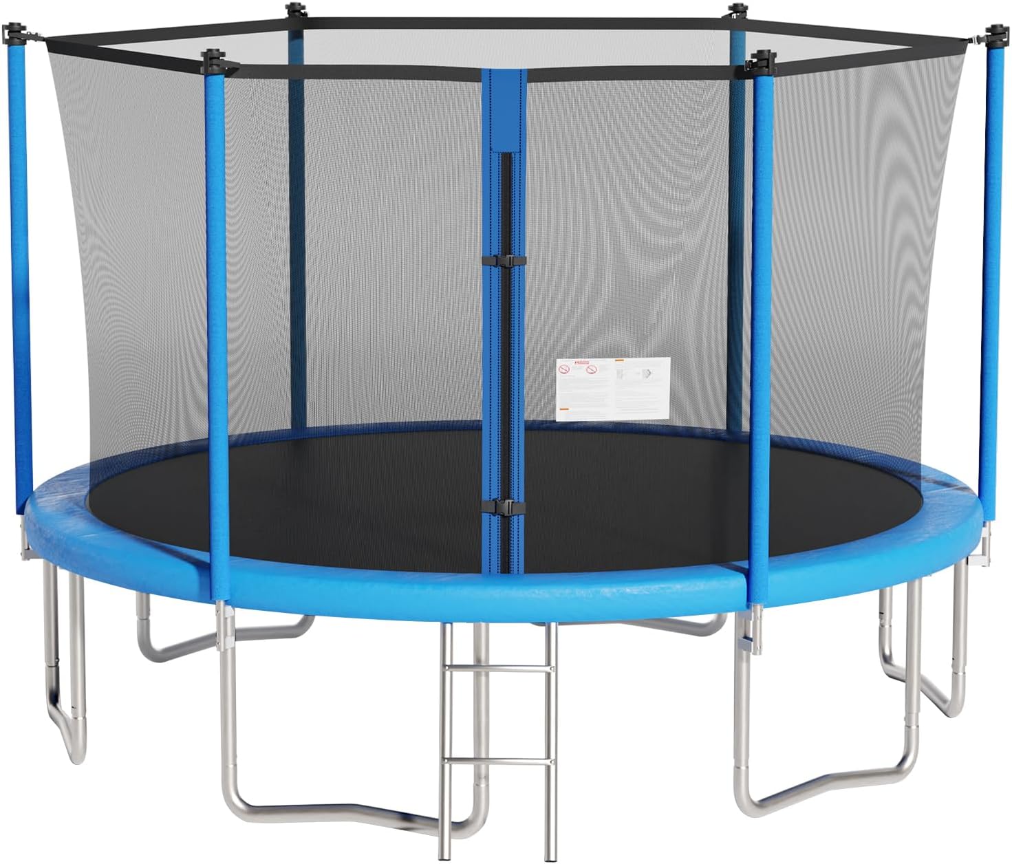 PayLessHere Trampoline 8FT 10FT 12FT 14FT With Enclosure – Combo Bounce Exercise With PVC Spring Cover Padding for Kids and Adults