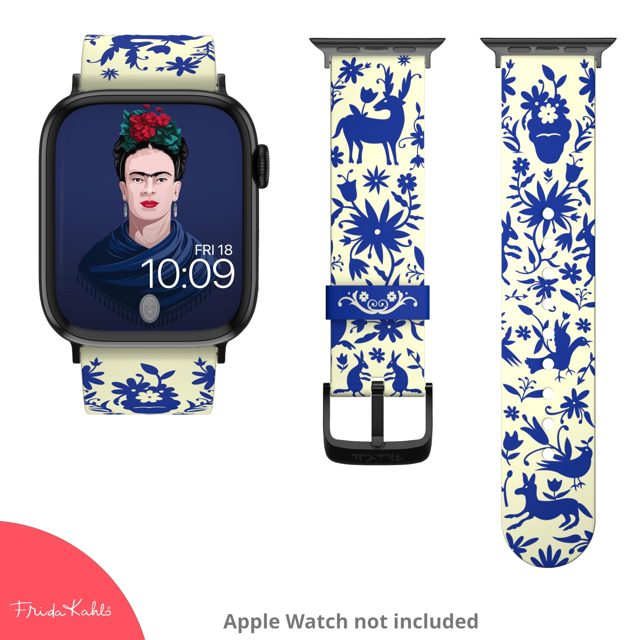 Frida Kahlo Officially Licensed Apple Watch Band - Talavera Tradition - Compatible with Every Size & Series of Apple Watch (watch not included)
