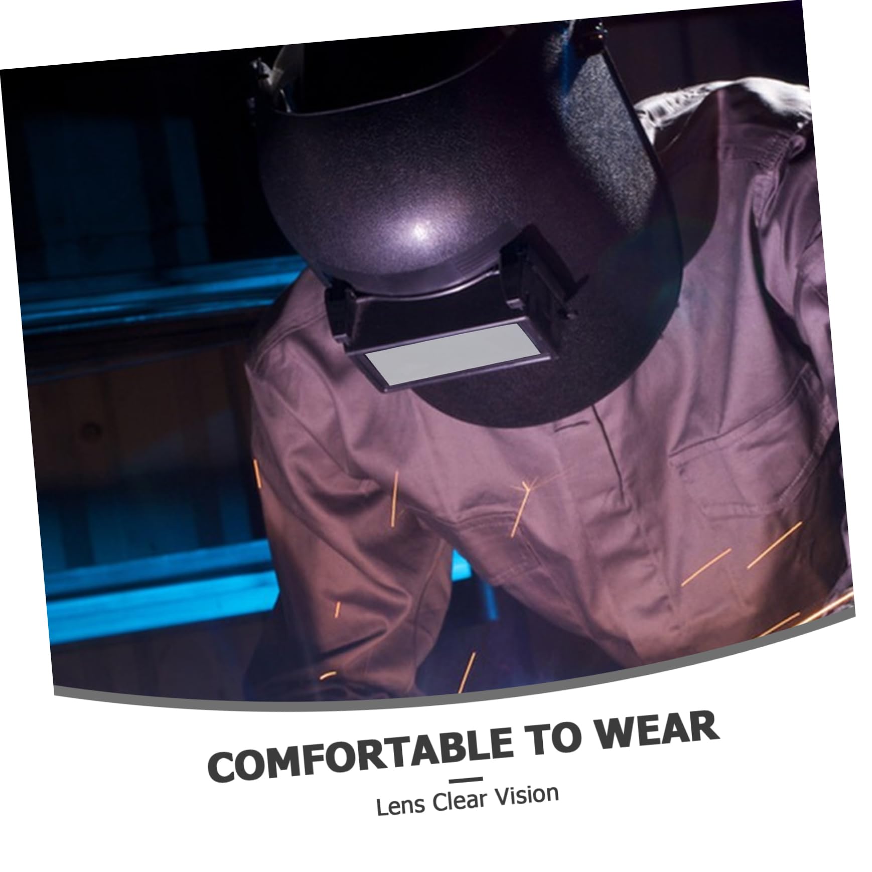 ABOOFAN 100piezas Lentes Transparentes Para Casco De Soldadura Protectoras Para Soldar Accesorio Multifuncional Para Protección Trabajos De Soldadura