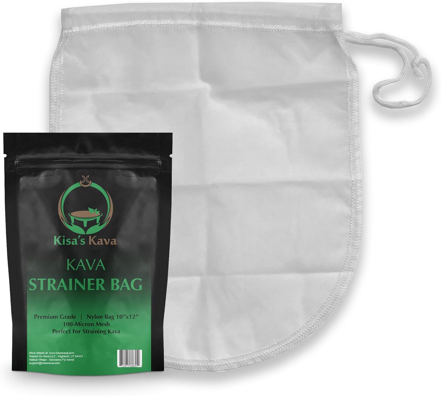 Kisa's Kava - Premium Grade Traditional Kava Strainer Bag : Health & Household
