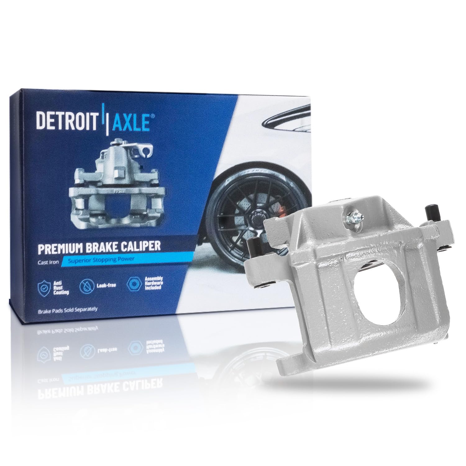 Detroit Axle - Front Left Brake Caliper for Lincoln Continental Town Car
