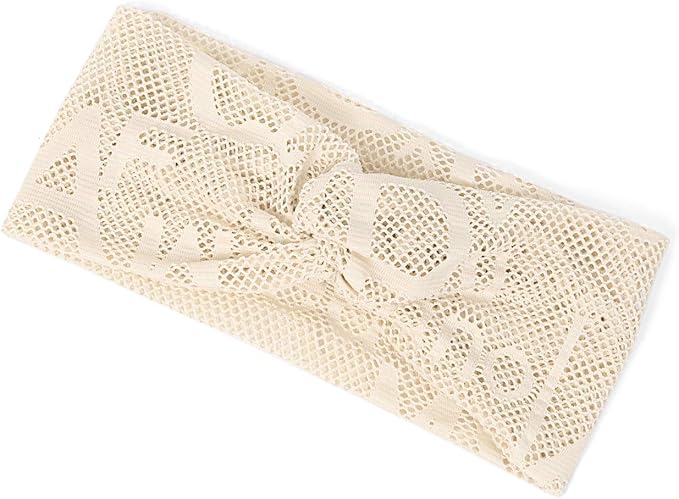 Amazon エムエイチエー M H A Style ヘアバンド レディース メッシュ ヘアターバン カチューム 全3色 春夏 A ベージュ ヘアバンド ターバン 通販