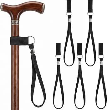 6 PCS Universal Cane Wrist Strap for Canes, Crutches, Walkers