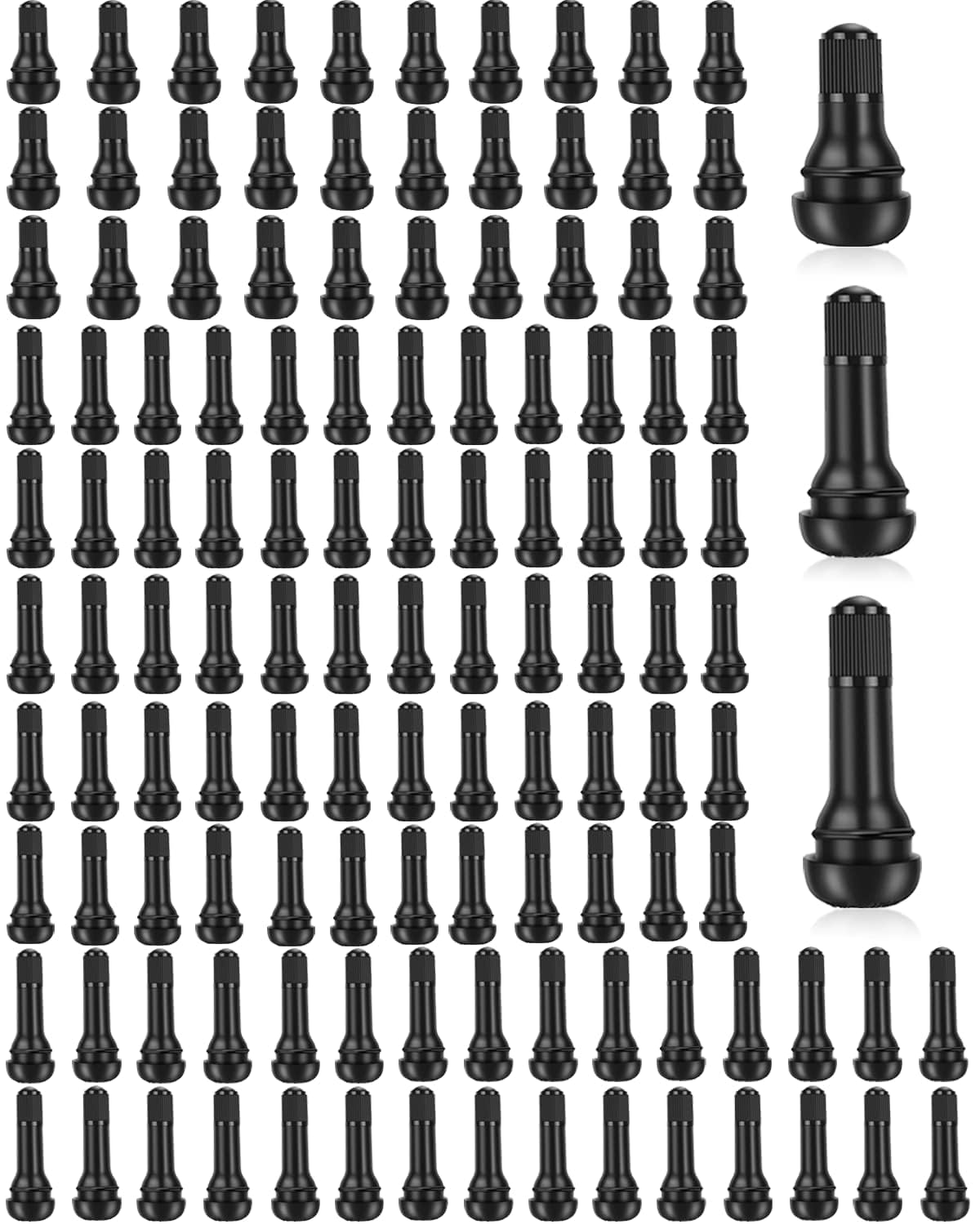 Riseuvo 120 Pcs TR412 TR413 TR414 Tire Valve Stems