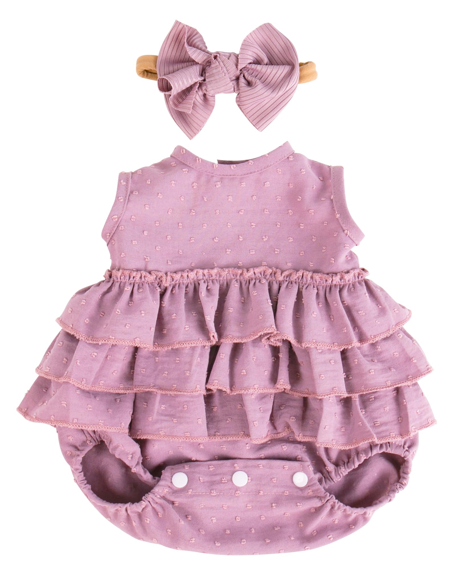 Aori Lifelike Baby Dolls Clothes 20 Inch Purple Dress Clothing Set for 17-20 in Realistic Newborn Doll Girls : Toys & Games
