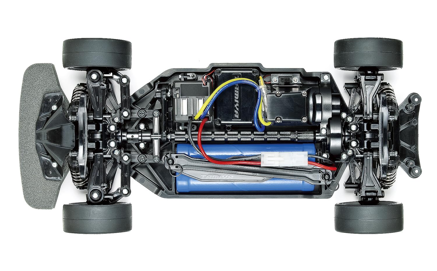 Tamiya 47525 1:10 RC M-B 190E Evo II Kö-Pi.LackiertTT-02 - ferngesteuertes Auto, Fahrzeug, Modellbau, Zusammenbauen, Hobby, RC Bausatz