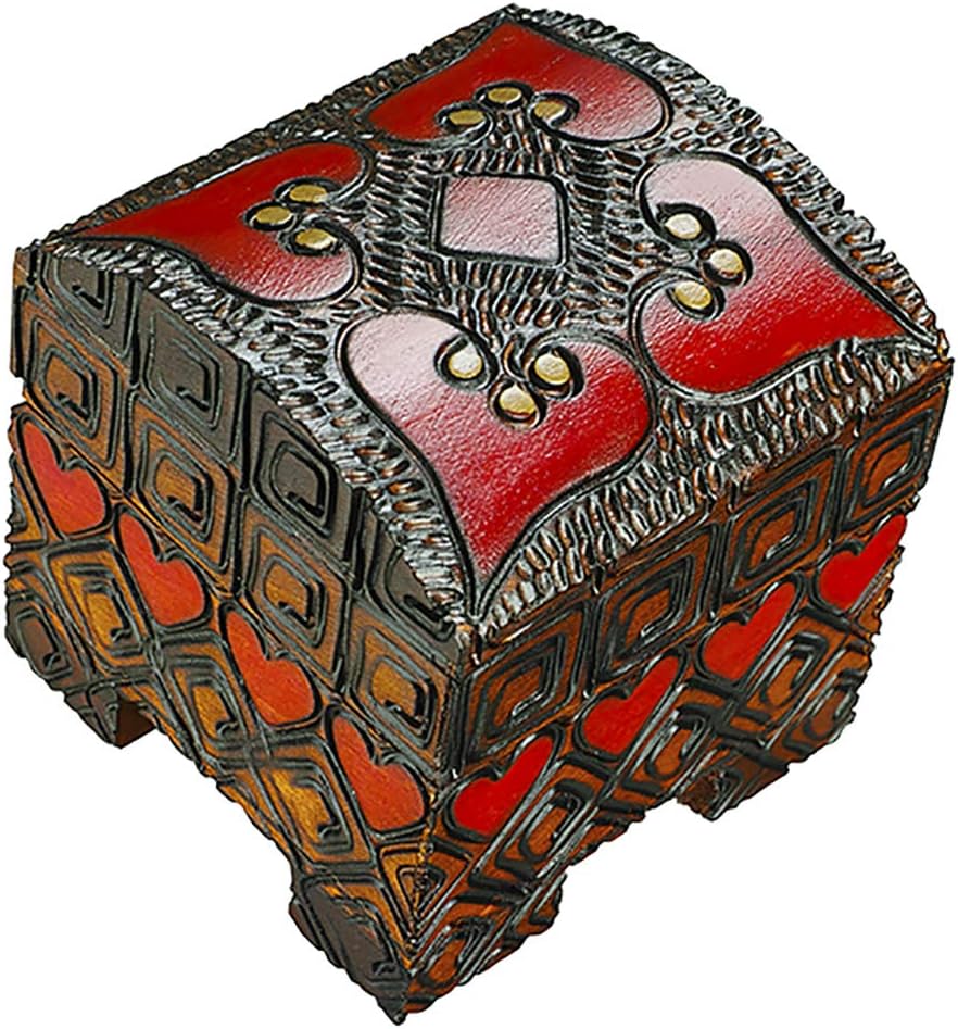 HEART BOX Polish Linden Wood Handmade Jewelry Ring Box Wedding Engagement Valentine's Day Love Keepsake