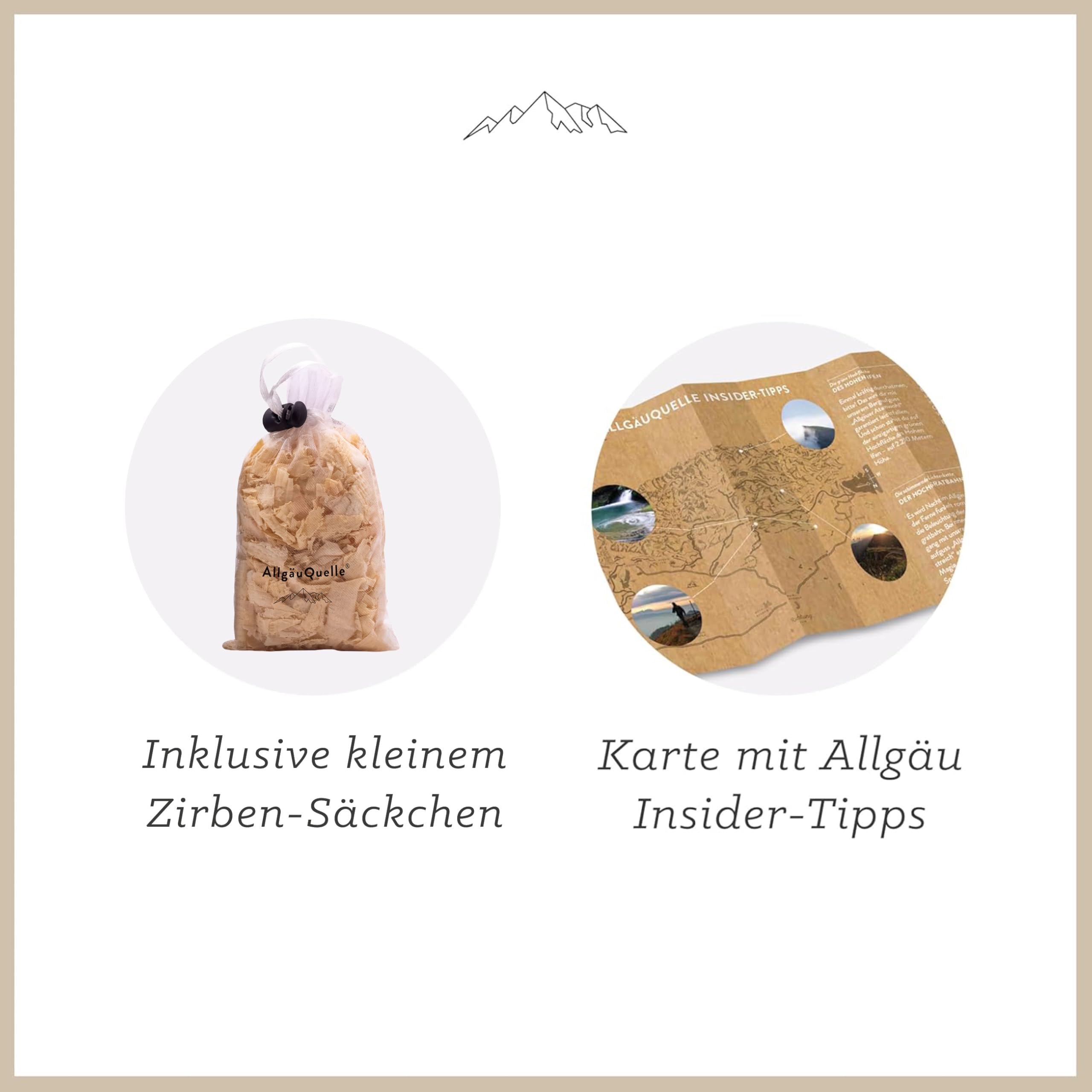AllgäuQuelle® Saunaaufguss Set Bio 4er 4x100ml Sauna Zubehör