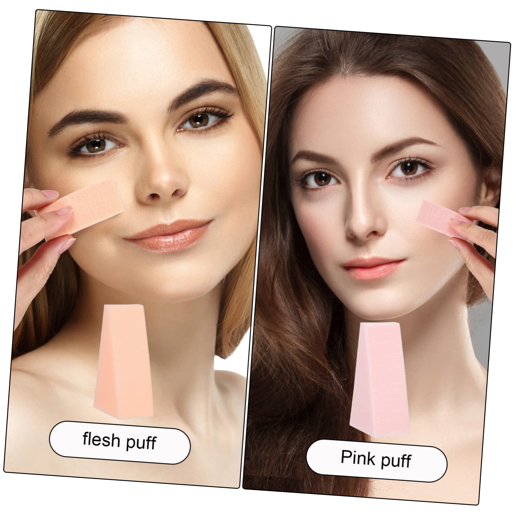 FRCOLOR 192pezzi Spugne Per Trucco Forma Spugne Cosmetiche Per Fondotinta Crema e Strumenti Multifunzionali Per Makeup Professionale e Fai Da Te