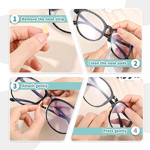 Miniatura 4 de Almohadillas de espuma EVA para lentes, 24 pares de almohadillas de repuesto antideslizantes e hipoalergénicas, cojines ultra suaves y ligeros