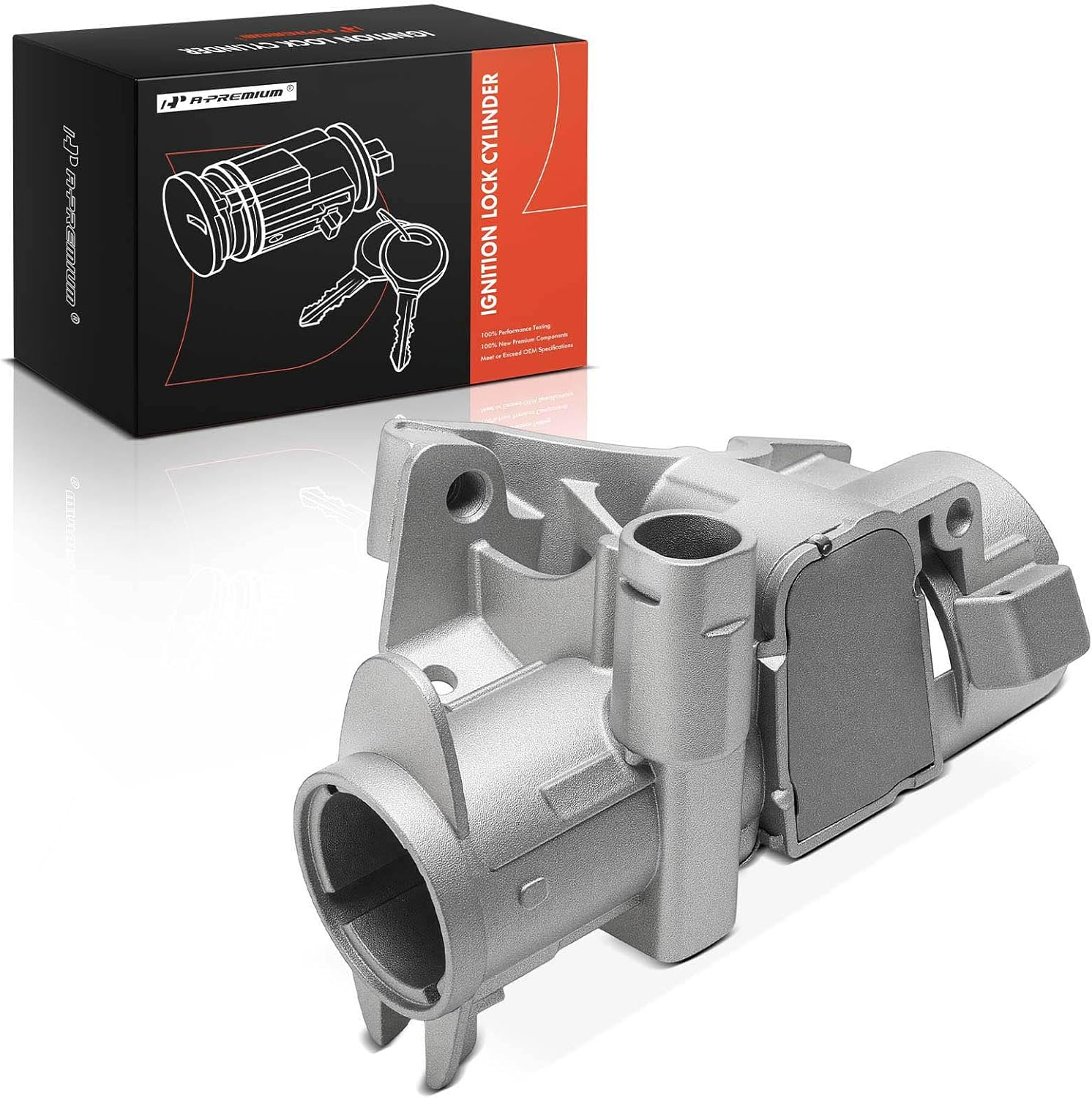 A-Premium Ignition Lock Cylinder Compatible with Volkswagen & Audi Vehicles - Jetta 1999 2001-2005, Passat, Golf, Beetle, R32, A4, A6, A8, TT, A4 A6 Allroad TT Quattro