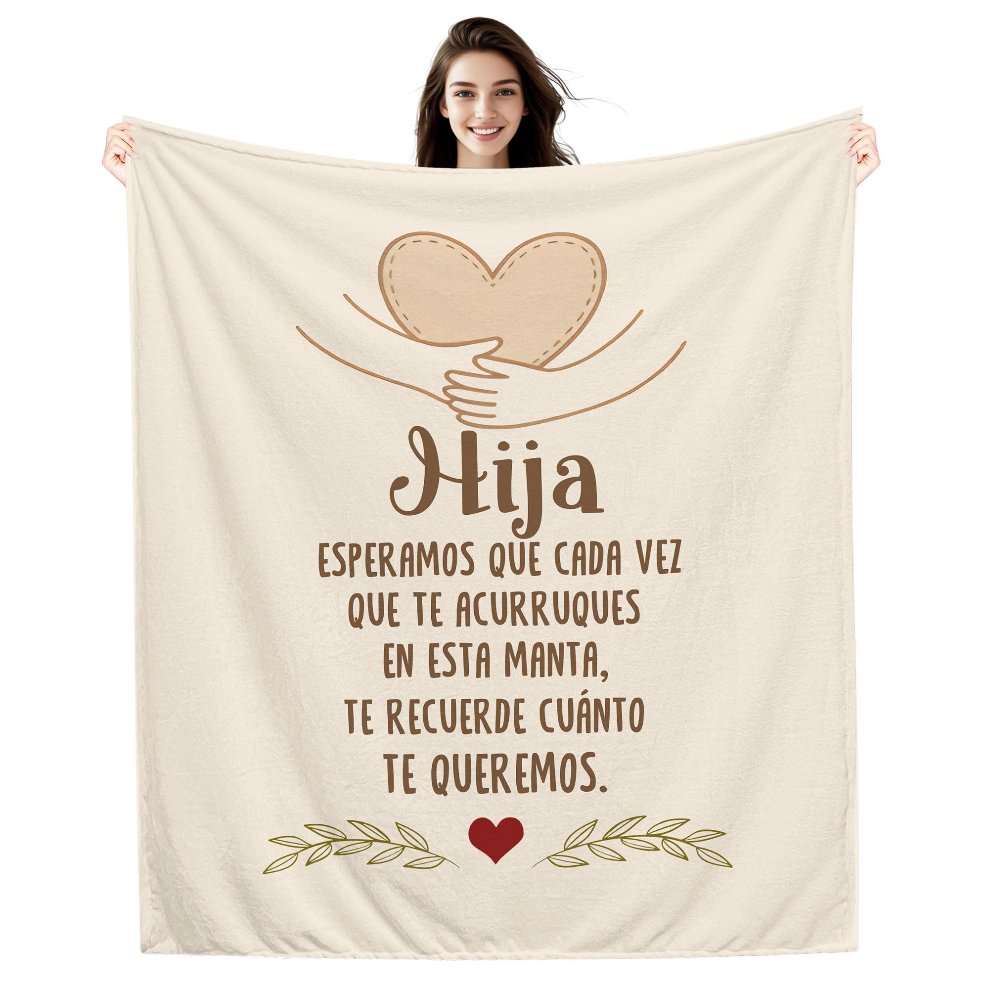 Amorea A mi Abuela Espero Que Cada Vez Que te acurruques en Esta Manta te recuerde cuánto te Quiero Ideas para Regalos Manta para la Abuela Cumpleaños Día de la Madre — view 54
