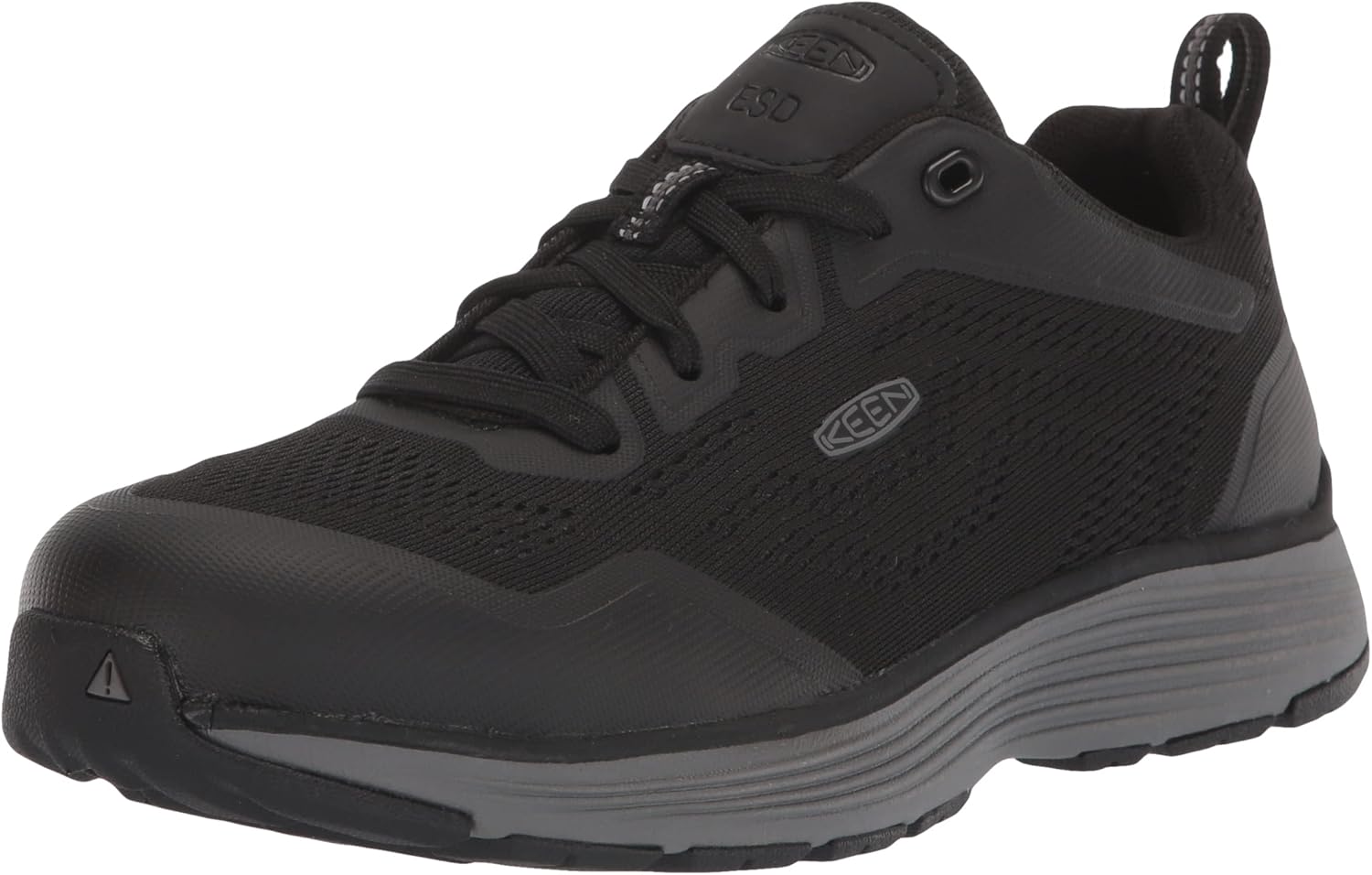 KEEN Utility Sparta 2, Women's, Steel Grey/Black, Aluminum Toe, SD, Low Athletic, Work Shoe (7.0 W)