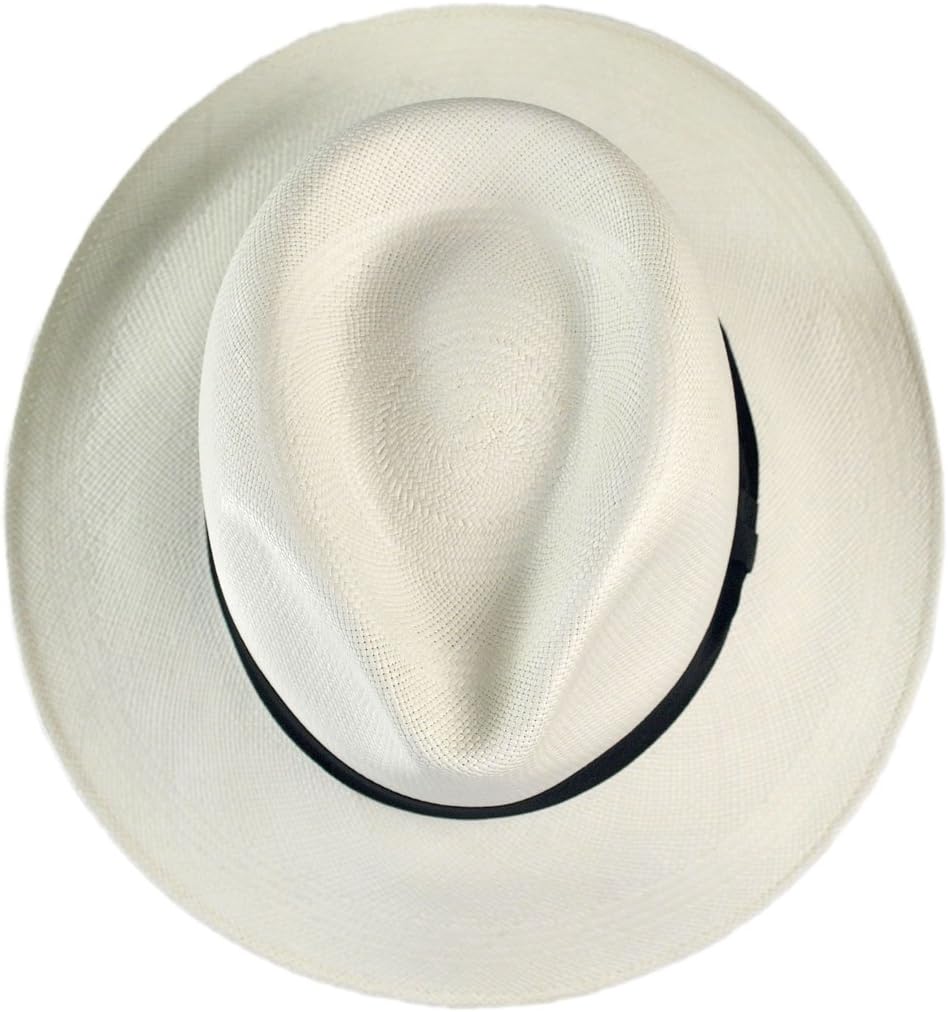 Elegant Panama Straw Fedora by Jaxon Hats - Image 4