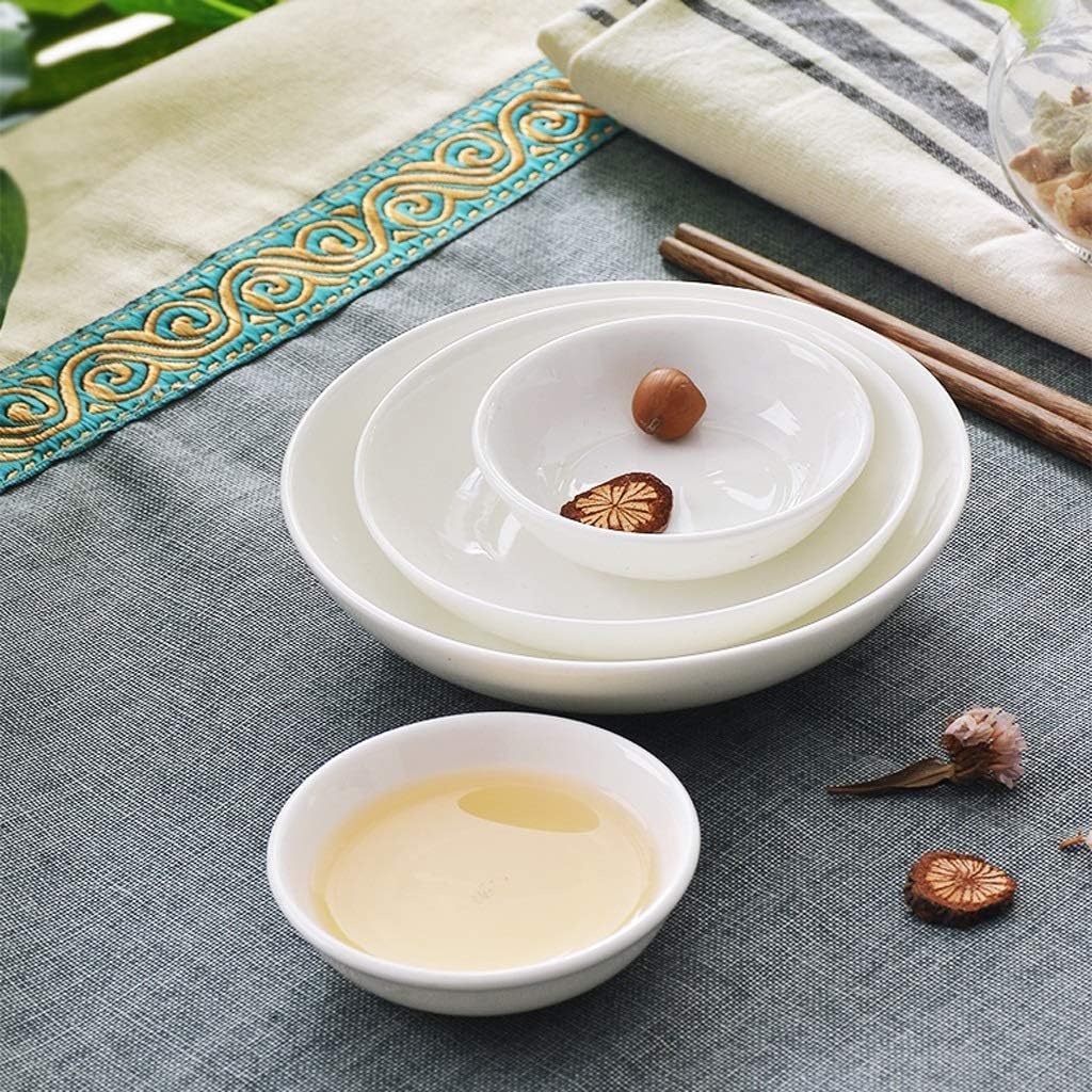 Appetizer Plates Household Ramekin Dishes Ceramic Side Sauce Dish 3-Inch/4-Inch Dip Tomato Sauce Salt Vinegar Sugar Flavor Spices Dip Bowl Party Ware Set of 10 Sauce Dish/Seasoning Dish ()