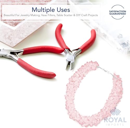 Miniatura 4 de Royal Imports Chips de cuarzo triturado, relleno de jarrón, arte de resina, pellets de vidrio para hoguera, guijarros decorativos para cuencos