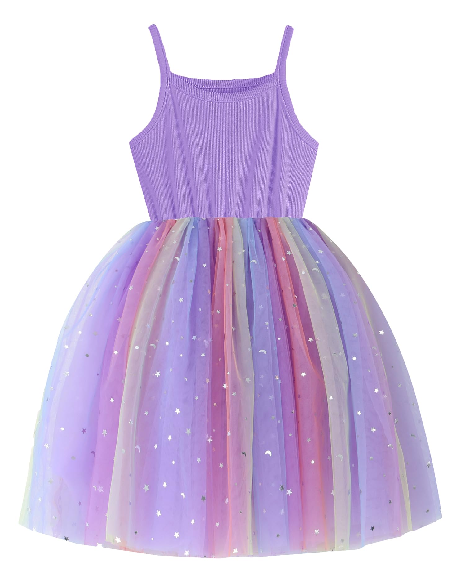 GSVIBK Baby Girls Tutu Dress Sleeveless Toddler Cotton Tulle Skirt Princess Party Prom Dresses