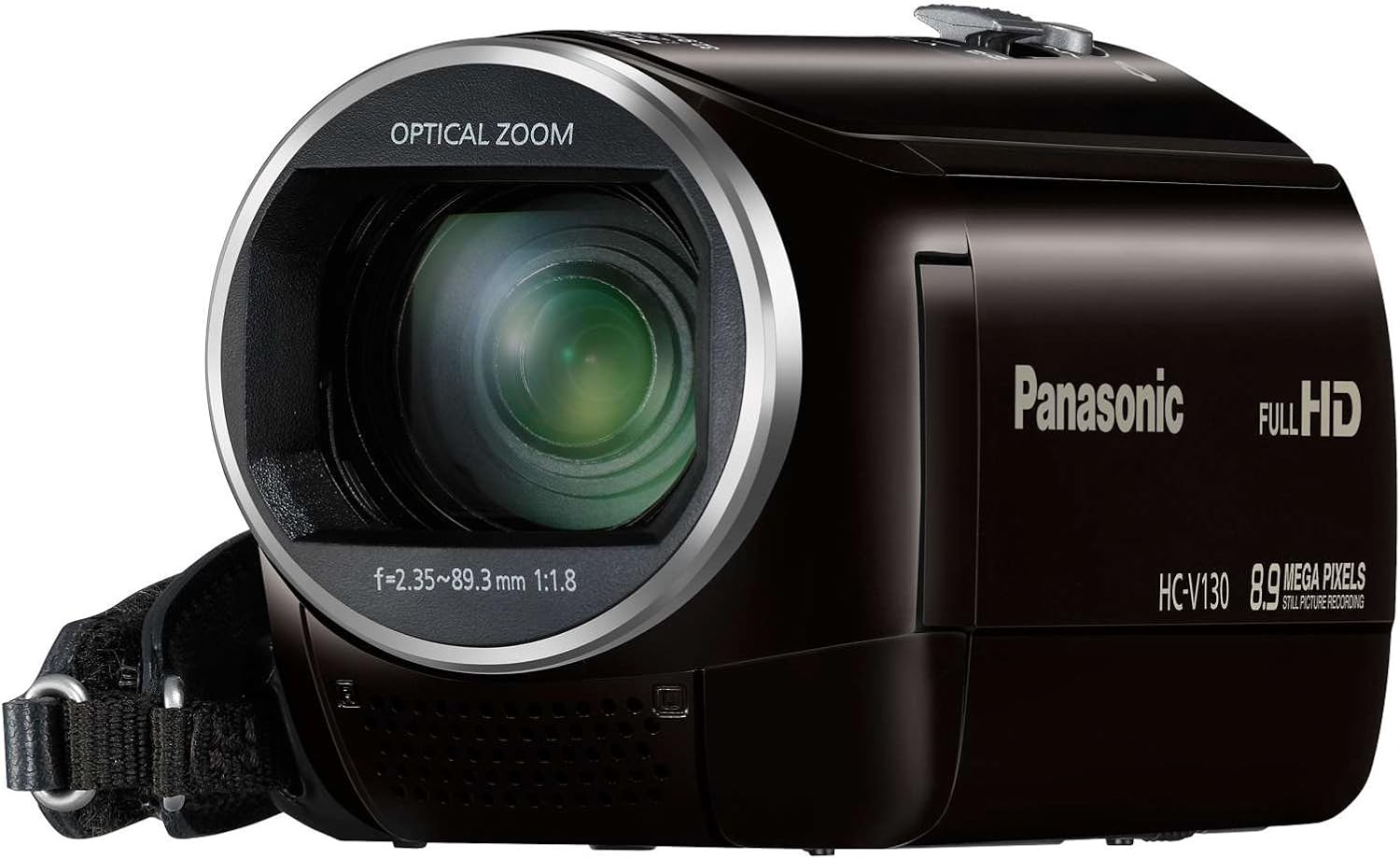Panasonic HC-V130EB-K Full HD Camcorder - Black (8.9MP, 75x Intelligent ...