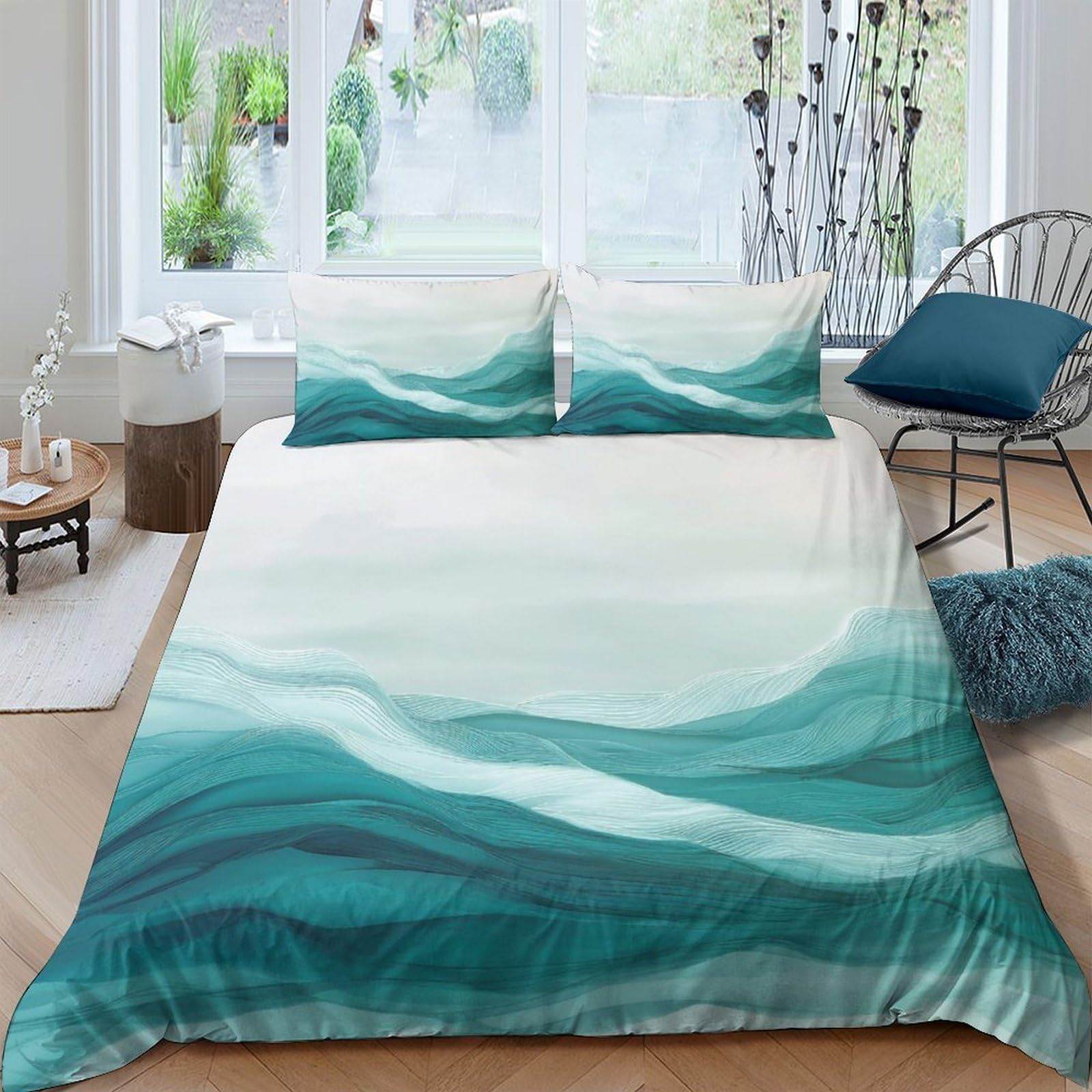 Ctjqhvkz Style-8 3D Printed Microfiber Fitted Sheet With Anti-Slip Design For Bed Protection And Bedroom Decor In Europe Single（135X200cm）