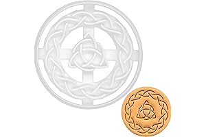 Celtic Knot Circle Cookie Cutter - Intricate Design for Perfect Celtic-Themed Cookies