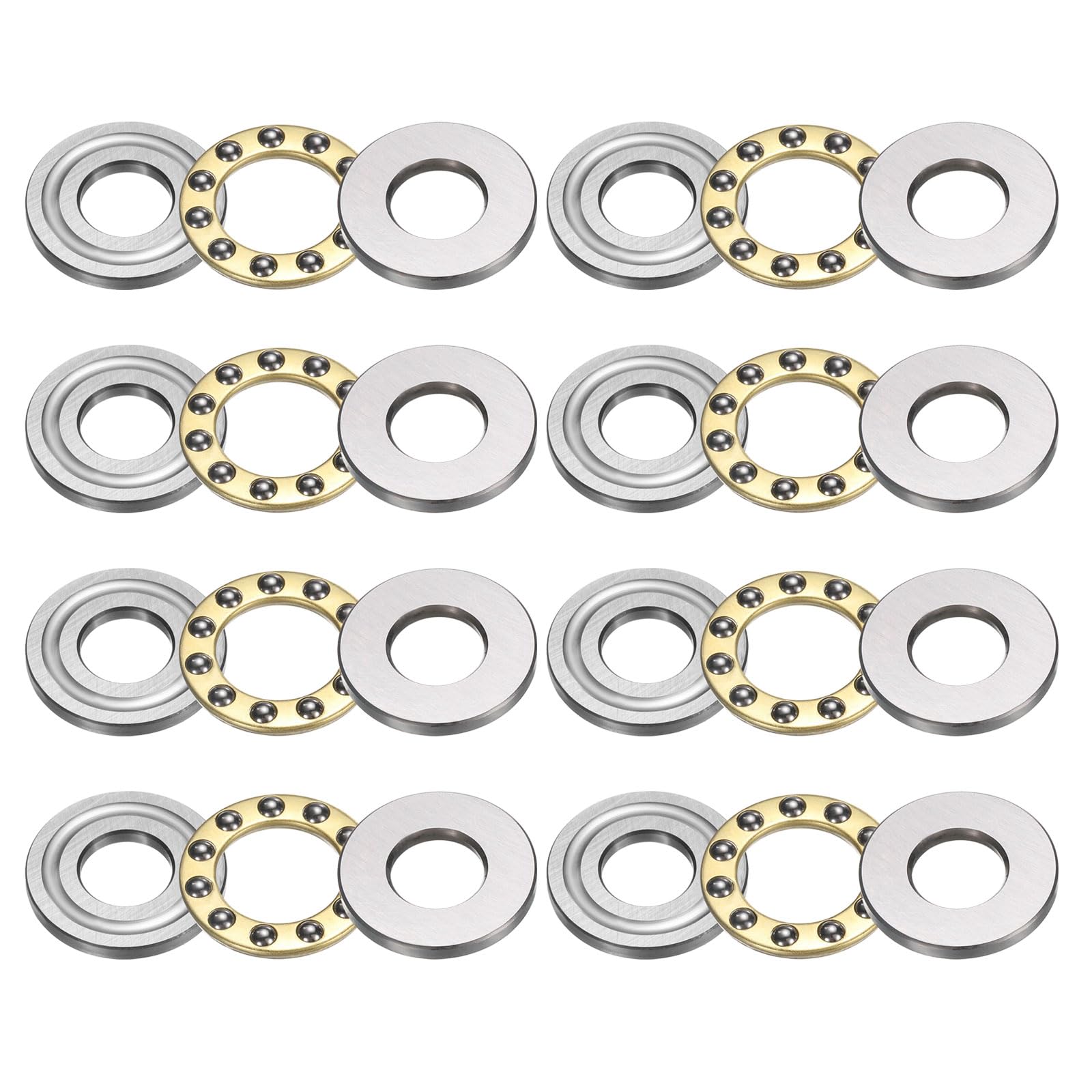 Miniature Thrust Ball Bearings - Chrome Steel, 8mm -26