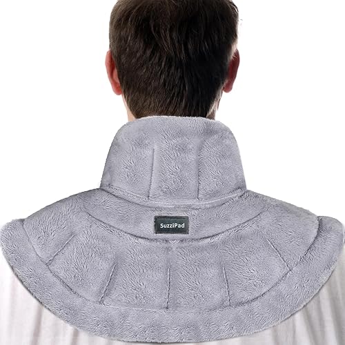 SuzziPad Almohadilla térmica para el cuello en microondas para aliviar el dolor de cuello, almohadillas térmicas de hombro para dolor crónico de disponible en Yaxa Peru