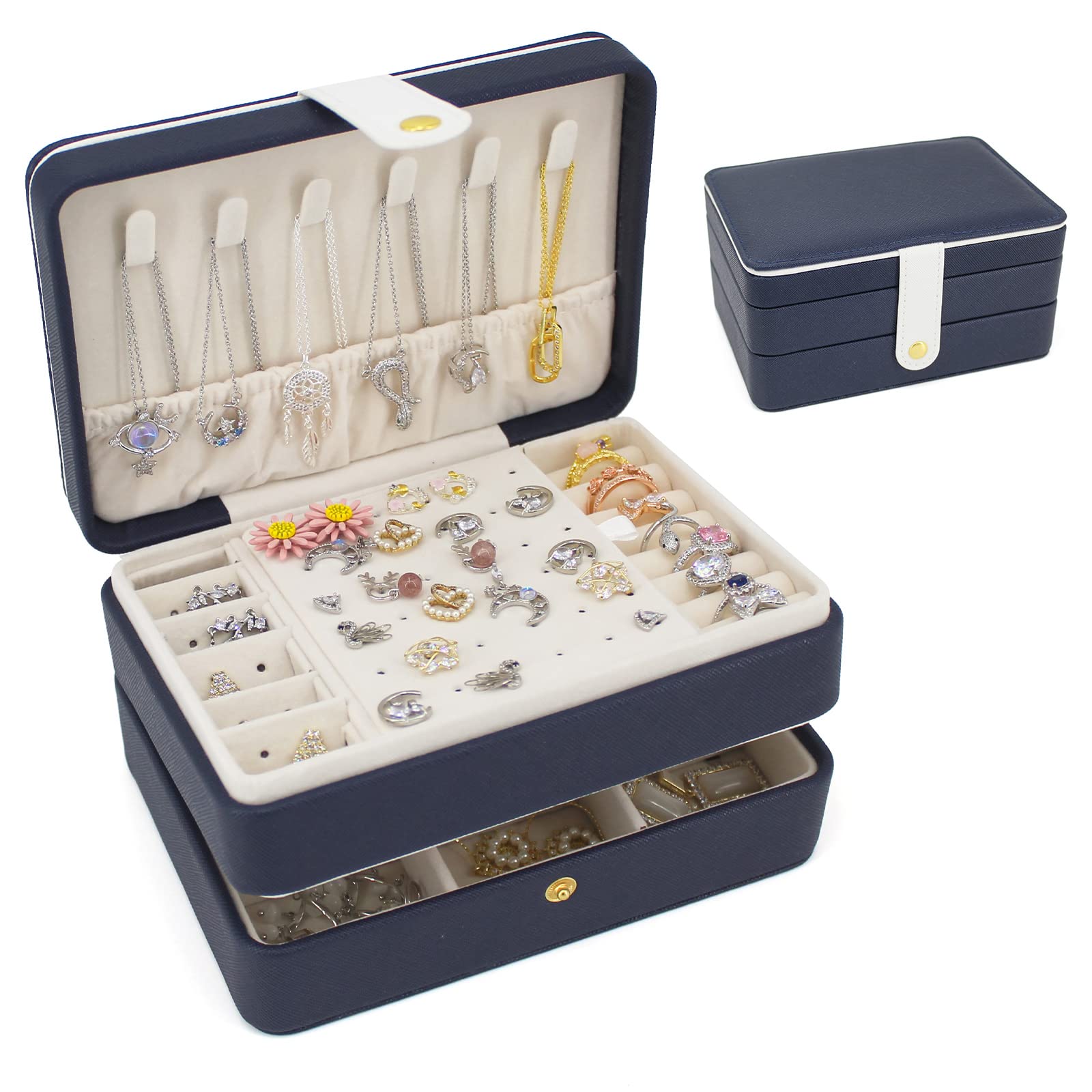 Boîte à Bijoux Petit Voyage ~ Diverses Couleurs