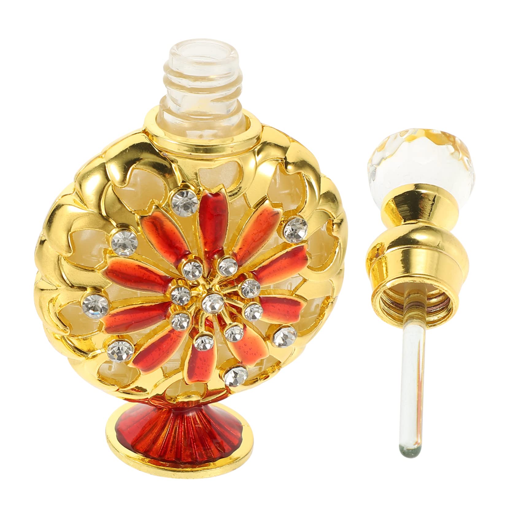 minkissy 2pezzi Bottiglia Di Profumo Ricaricabile Da Viaggio Contenitore Vintage Per Oli Essenziali Design Elegante e Pratico Per Cosmetici e Profumi Ottima Tenuta e Facile Da Riempire