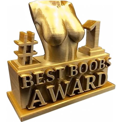 Best Ass Award - Best Boobs Award Female Body Figure Sculpture Trophy Decor Novelty Mischievous Hip Butt Resin Statue Trophy Funny Home Office Desktop Decoration, for Prank Gift Friend Coworker
