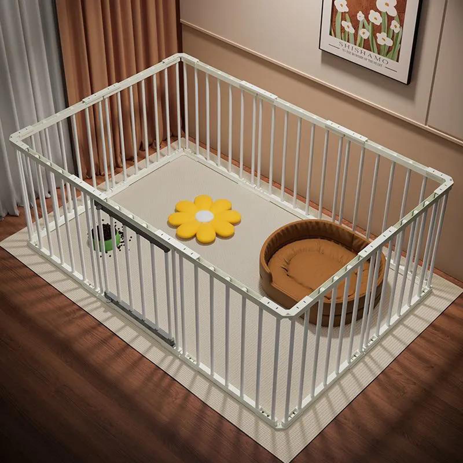 Amazon | ペットサークル 室内 屋外 高さ70 倒れない 頑丈 おしゃれ 犬