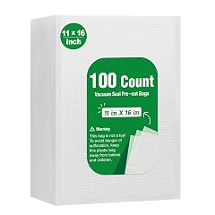 Syntus 100 Count Vacuum Sealer Bags Gallon 11 x 16 inch for Seal a Meal Commercial Grade BPA