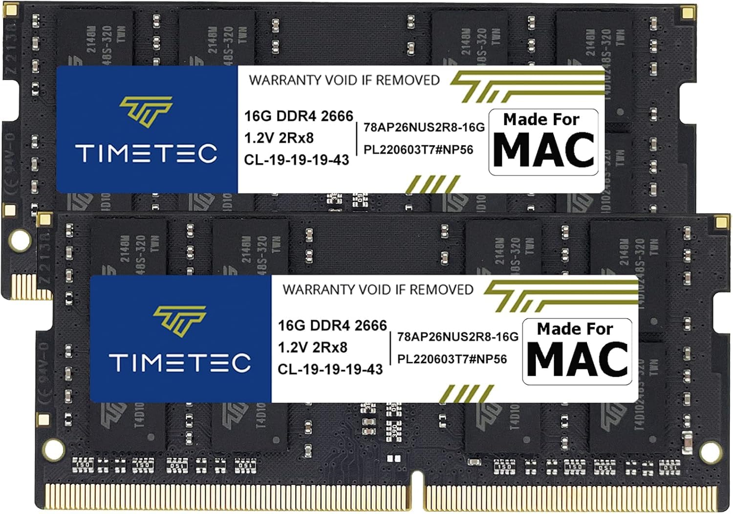Timetec 32GB KIT(2x16GB) Compatible for Apple DDR4 2666MHz for Mid