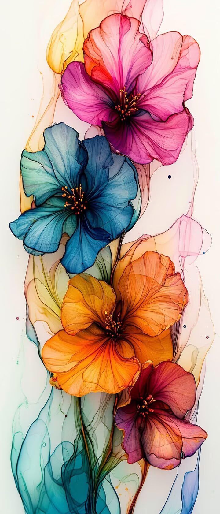 Malen Nach Zahlen 50x150cm Leinwand Farbe Malen Nach Zahlen Erwachsene mit Ohne Rahmen, DIY Kreativ Set für Erwachsene mit Pinseln und Acrylfarbe, Zimmer Deko Blumen Landschaft Geschenk, P0M-644