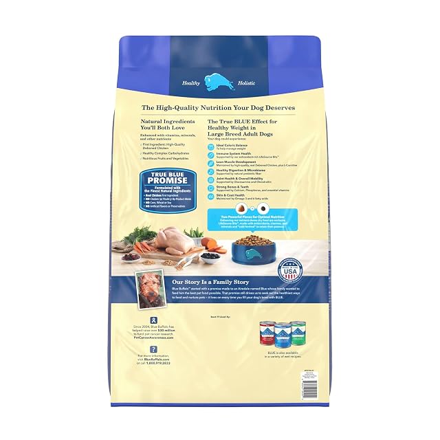Foto 2 de 8 de Azul Buffalo Vida protección seco Adulto Comida para Perro
