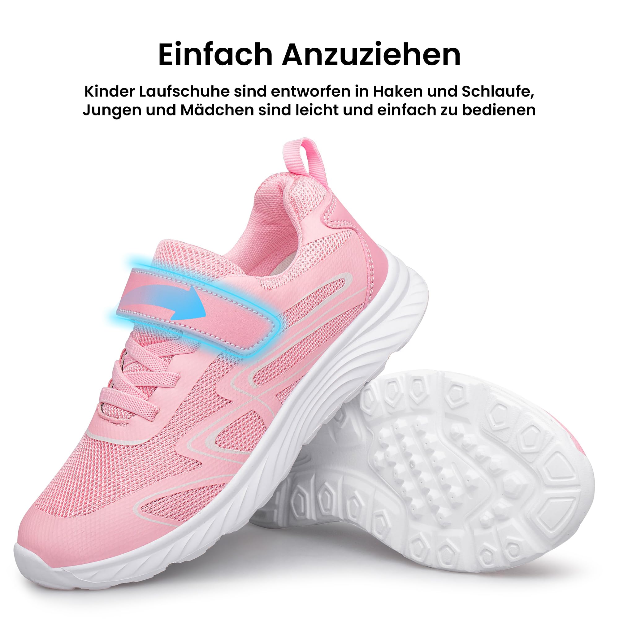 Raoendis Scarpe Sportive Bambini Sneaker Casual Ragazze Ragazzi Scarpe Traspirabile Scarpe da Corsa su Strada Atletico Scuola Outdoor Jogging Fitness