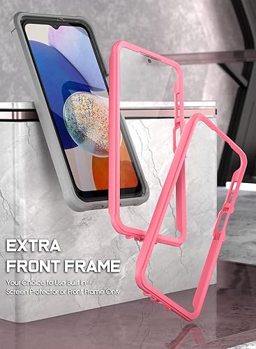 Miniatura 10 de Poetic Guardian - Funda compatible con Galaxy A14 5G prueba de caídas de grado militar de 20 pies, carcasa híbrida de cuerpo completo a prueba de