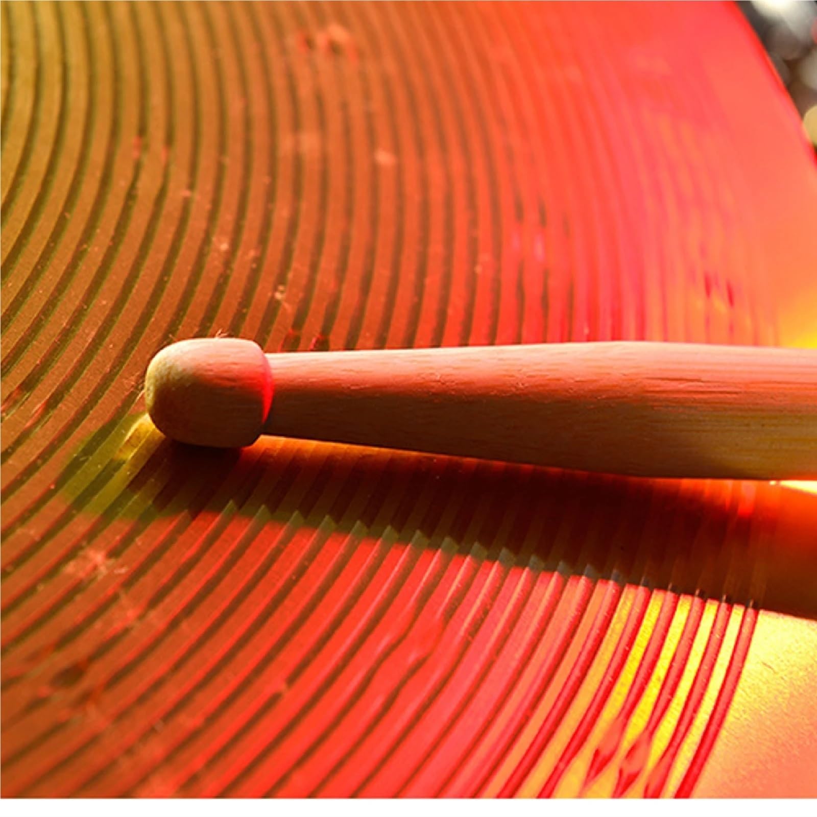1 paar Drumsticks Licht mit tropfenförmigen Spitzen Musikinstrument Percussion Zubehör Für Profi(5A)
