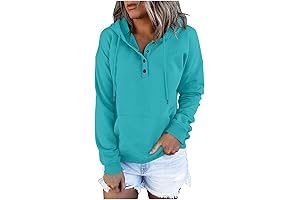 Women's Drawstring Pullover with Credits Available