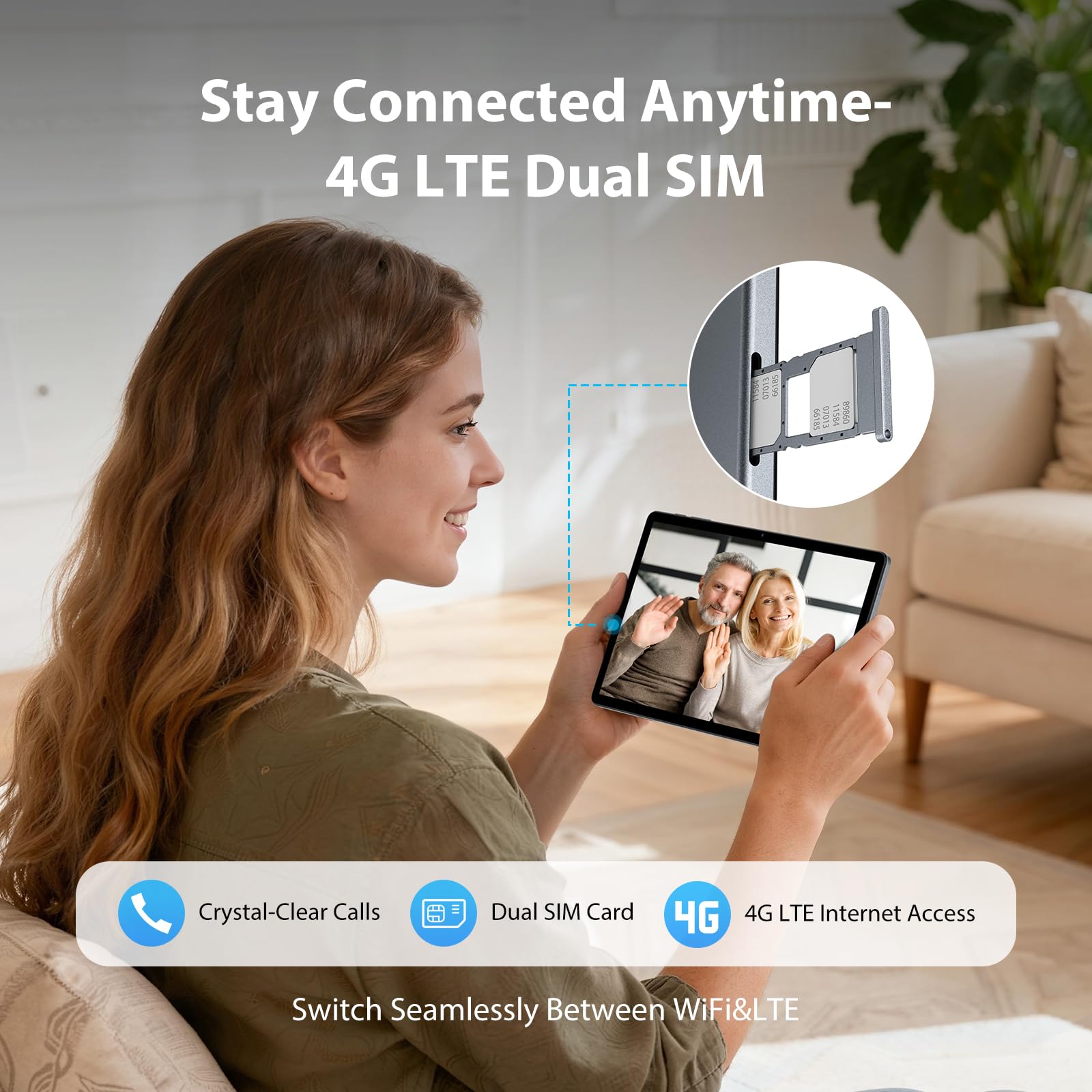 2025 2K Tablet 11 Pollici con Android 15, 36GB RAM+512GB ROM, 4G SIM LTE+5G WiFi, 2000 * 1200, Octa Core, 13MP+8MP, WidevineL1/9580mAh/BT5.0/OTG/GPS-Tablet in offerta con tastiera(Grigio)