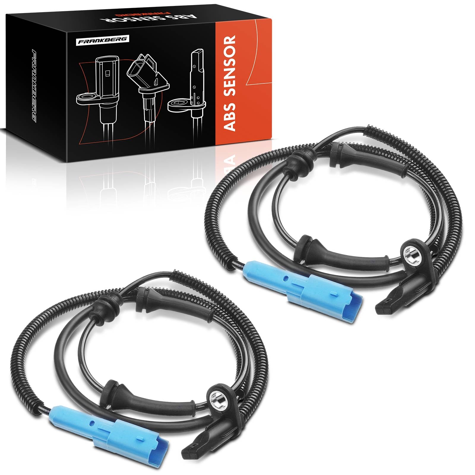2x ABS Sensor Raddrehzahl Vorne für C-Elysee C3 II SC C3 Picasso SH C4 Cactus DS3 SA 2008 I CU 207 WA WC 207 CC WD 207 SW WK 208 I CA CC 301 1.0L-2.0L 2006-Heute 9655067880