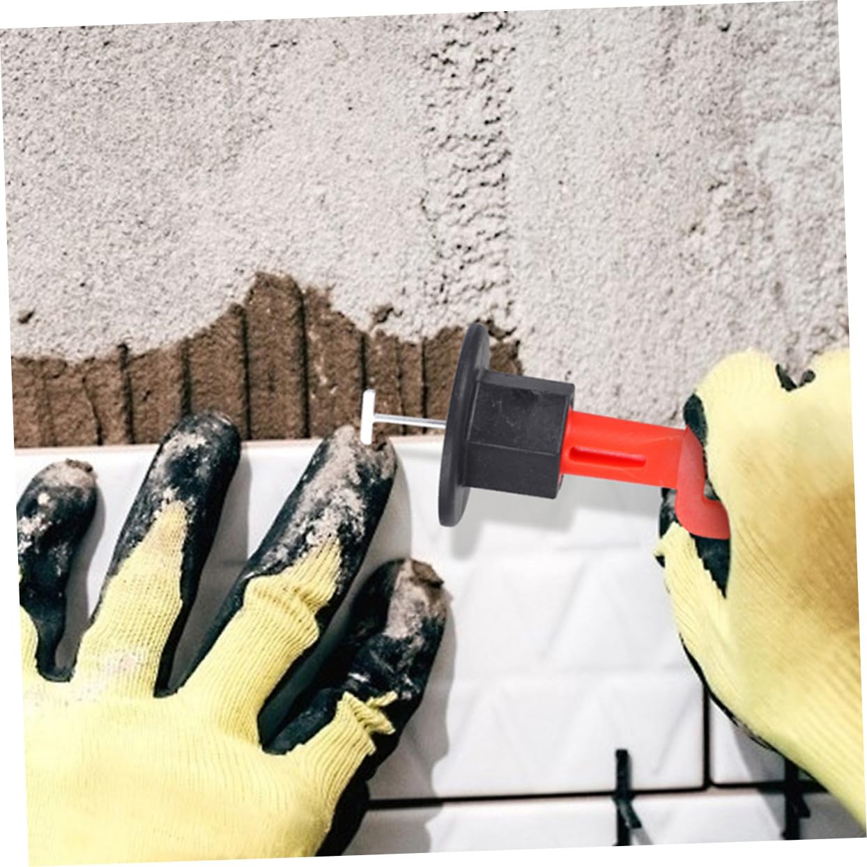 Angoily Lot De 5 Entretoises De Nivellement Pour Carrelage Carrelage Mural En Céramique Acier Installation Facile Système Despacement Réutilisable 200 Pièces X 5